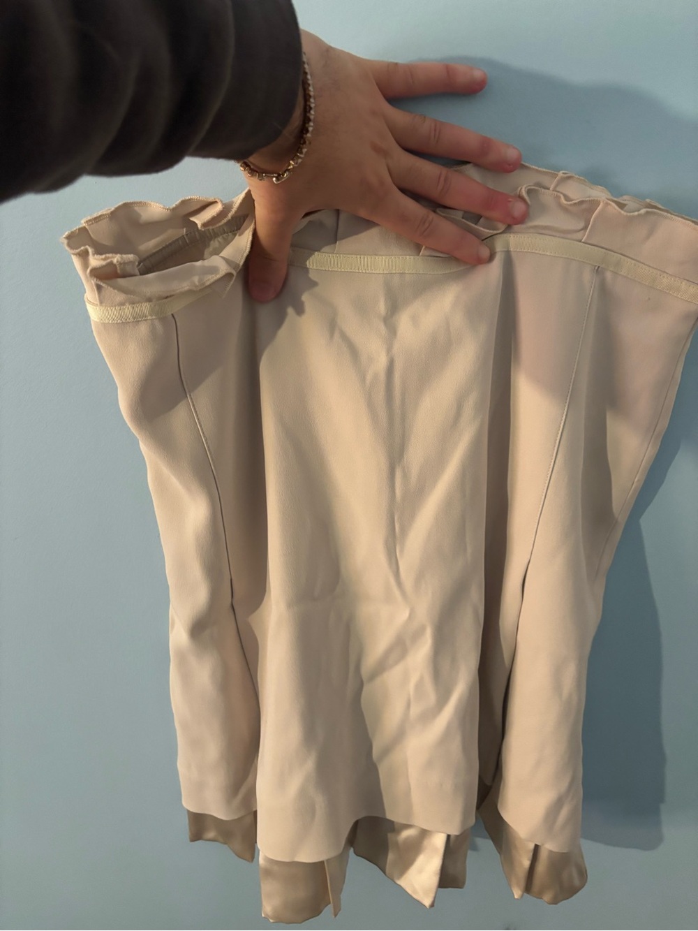 Patrizia Pepe Cream skirt size 42